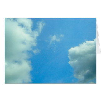 Sky with UFOs