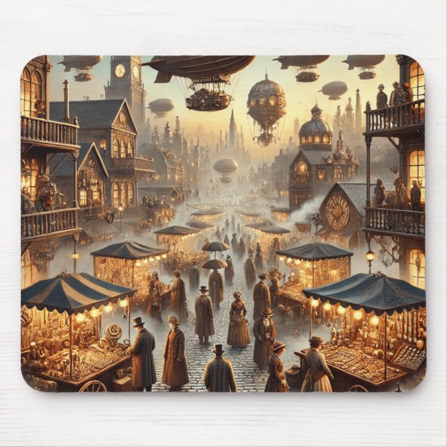 Skyborne Bazaar of Wonders Mouse Pad (Front)