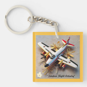 "Skybound Sophistication" Key Ring