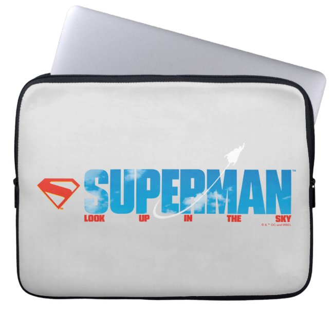 Skybound Superman Silhouette Laptop Sleeve (Front)