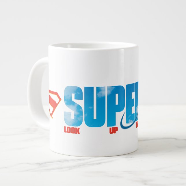 Skybound Superman Silhouette Large Coffee Mug (Front Left)
