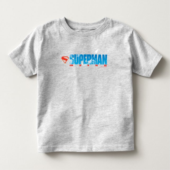 Skybound Superman Silhouette Toddler T-Shirt (Front)