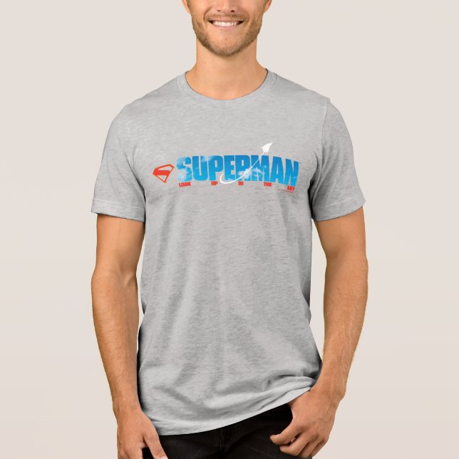 Skybound Superman Silhouette Tri-Blend Shirt (Front)