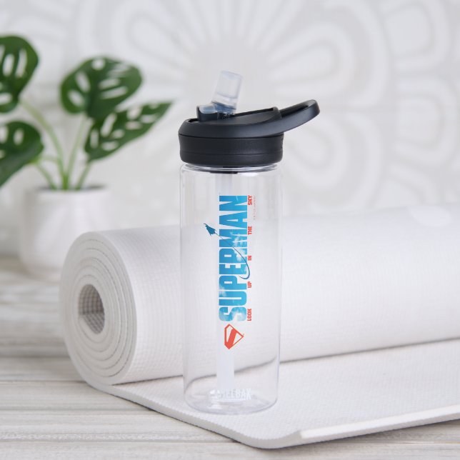 Skybound Superman Silhouette Water Bottle (Yoga)