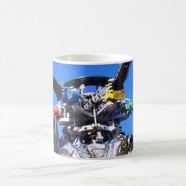 Skycrane Helicopter Rotor Swash Coffee Mug (Center)