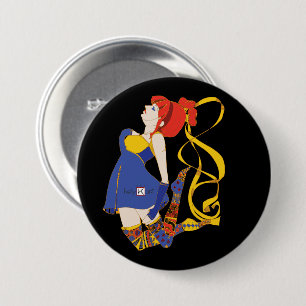 skydancer 7.5 cm round badge