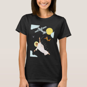 Skydive Jesus, Parachute, Skydiving, Parachutist T-Shirt