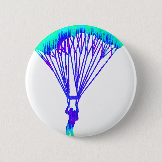 SKYDIVE THE VISION 6 CM ROUND BADGE (Front)