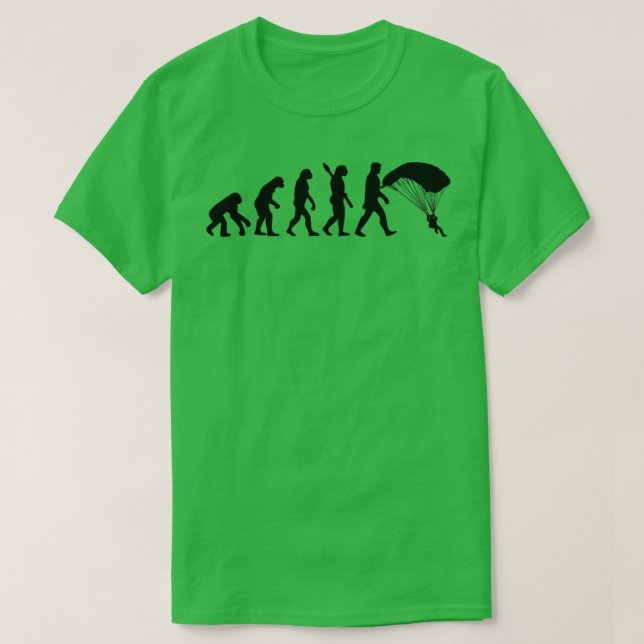 Skydiver Men Evolution T-Shirt (Design Front)