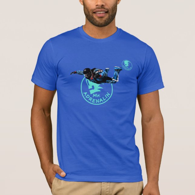 Skydiver Mr. Adrenalin T-Shirt (Front)