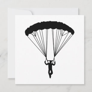 skydiver silhouette