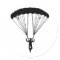 skydiver silhouette