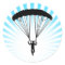 skydiver silhouette
