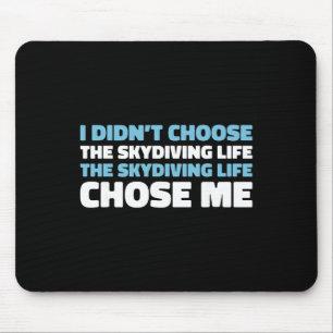 Skydiver Sky - Surfing Parachuting Skydiving Mouse Pad