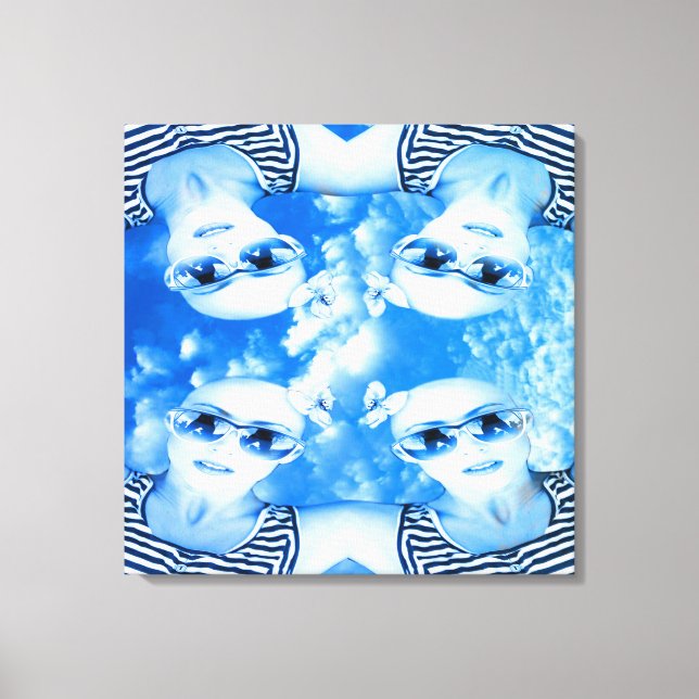 Skydivers Canvas Print (Front)