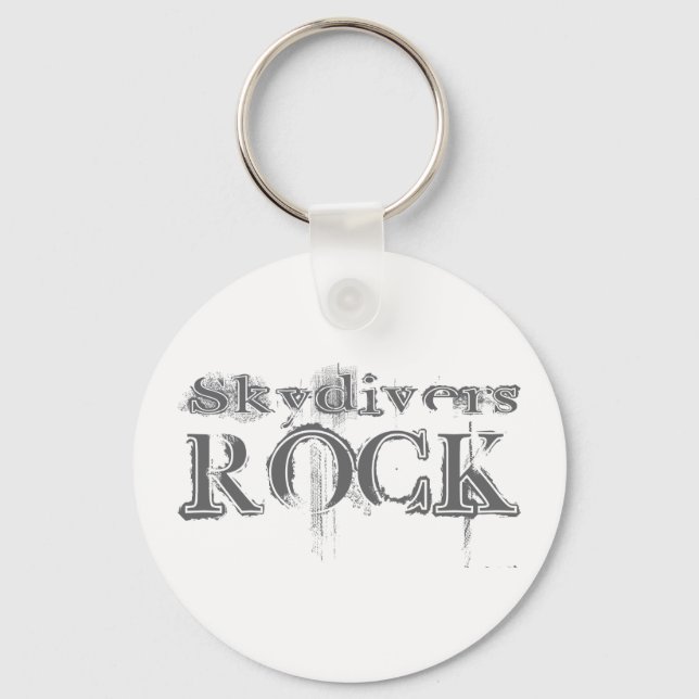 Skydivers Rock Key Ring (Front)