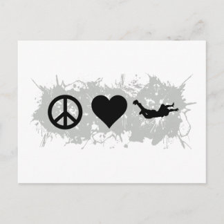 Skydiving 1 postcard