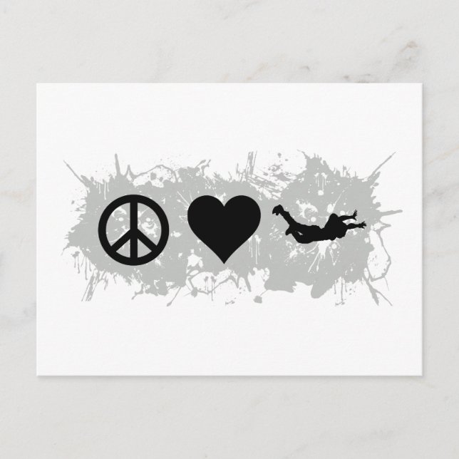 Skydiving 1 postcard (Front)