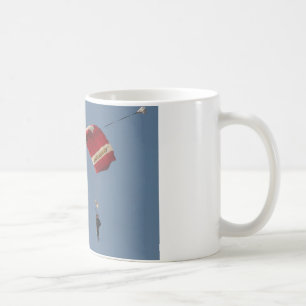 Skydiving as it relates to keeping an open mind. coffee mug