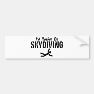 Skydiving Bumper Sticker