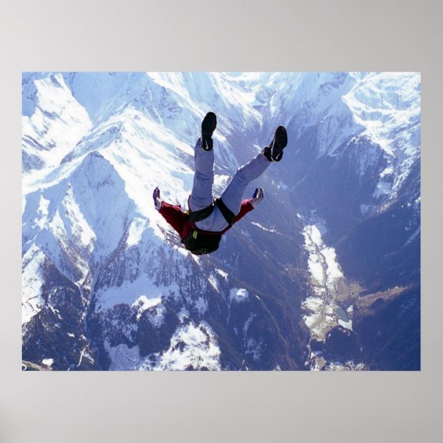 Skydiving by tdgallery poster (Front)