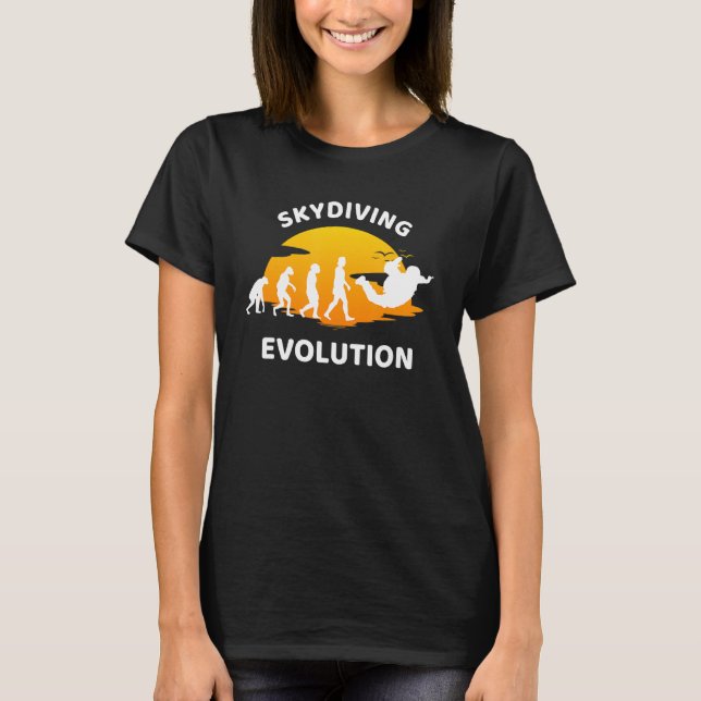 Skydiving Evolution Flying Outfit  Skydiving Gear  T-Shirt (Front)