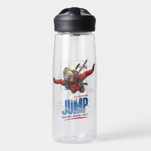  Skydiving-Feel Freedom Above Clouds   (Men) 25oz Water Bottle