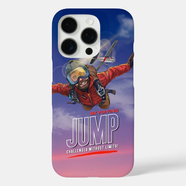  Skydiving-Feel Freedom Above Clouds | (Men) Case-Mate iPhone Case (Back)