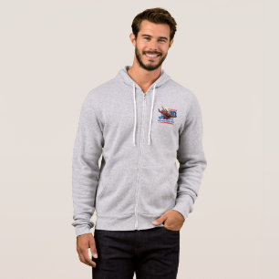 Skydiving-Feel Freedom Above Clouds Men Full-zip Hoodie