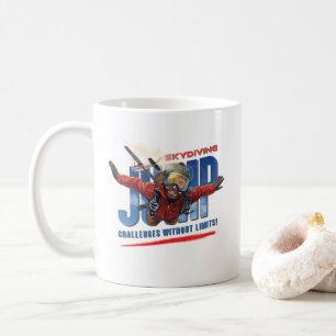 Skydiving-Feel Freedom Above the Clouds   Men -11# Coffee Mug