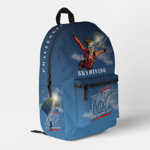 Skydiving-Feel Freedom Above the Clouds Women Printed Backpack