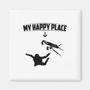 Skydiving Gift Idea Skydiver Skydive Sport Magnet
