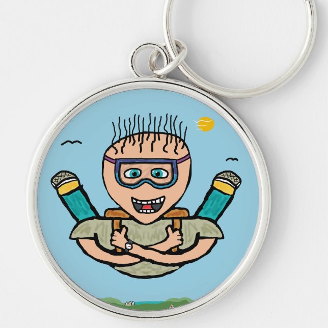 Skydiving Key Ring (Front)