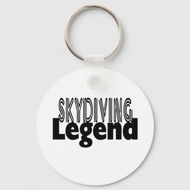 Skydiving Legend Key Ring (Front)
