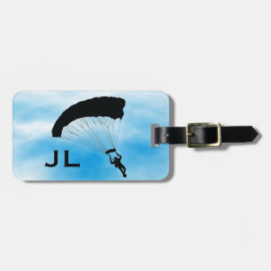 Skydiving Parachuting Design Luggage Tag