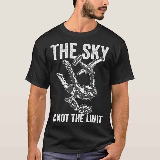 Skydiving Parachuting Premium _13  T-Shirt (Front)