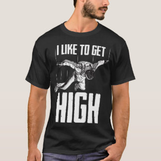 Skydiving Parachuting Premium _16  T-Shirt