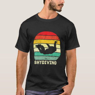 Skydiving Parachuting Retro Vintage Skydiver Skydi T-Shirt