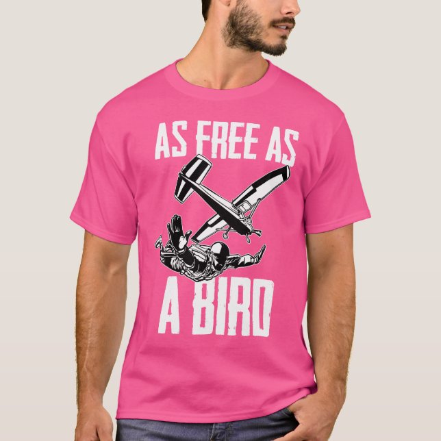Skydiving Parachuting T-Shirt (Front)