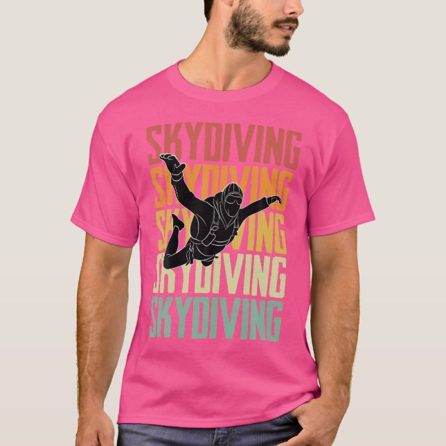 Skydiving Parachuting T-Shirt (Front)
