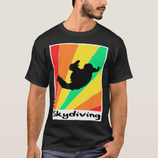 Skydiving Poster Fallschirmspringen T-Shirt