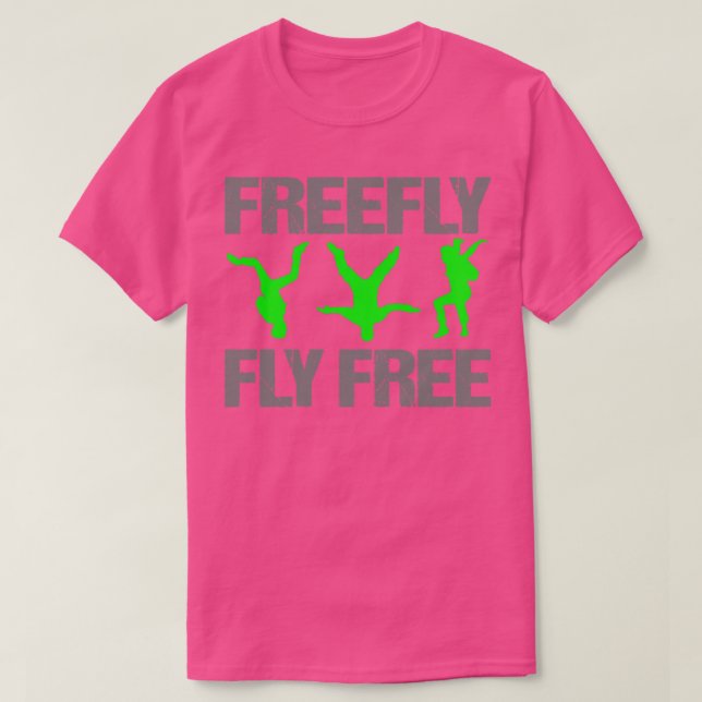 Skydiving Skydive Freefly  T-Shirt (Design Front)