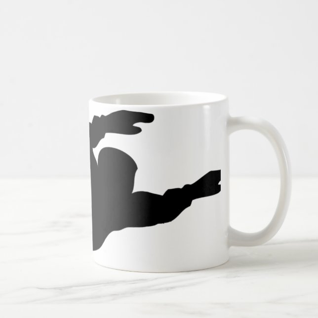 skydiving skydiver icon coffee mug (Right)