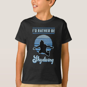 Skydiving Skydiver Parachuting Retro Funny Gift T-Shirt