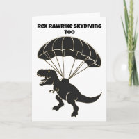 Skydiving T-rex