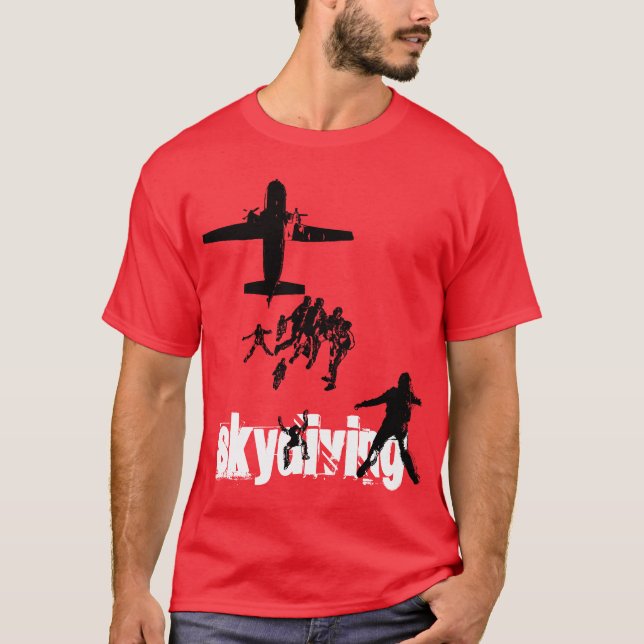 SKYDIVING T-Shirt (Front)