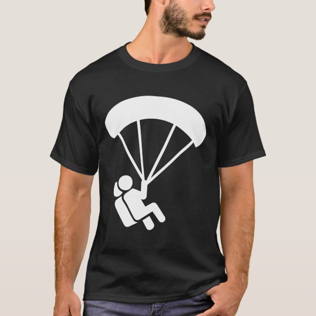 Skydiving Tandem Parachuting Premium T-Shirt (Front)