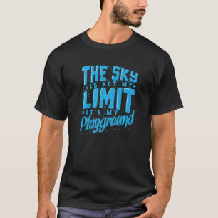 Skydiving The Sky is not my Limit Premium T-Shirt