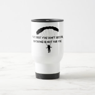 Skydiving Travel Mug