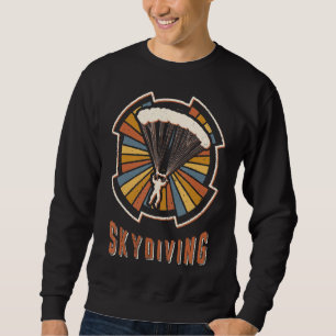 Skydiving Vintage Classic Retro Sport Love Sweatshirt